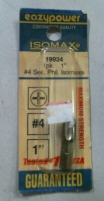 EazyPower 19934, 1'', #4 Sec. Phil Isomax Maximum Strength, FREE SHIPPING 
