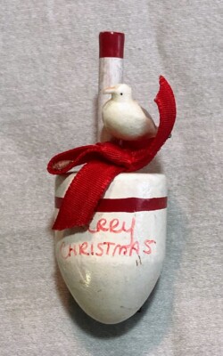 Buoy Christmas Refrigerator Magnet Seagull 2 1/4'' Seashore Beach Boat Yacht