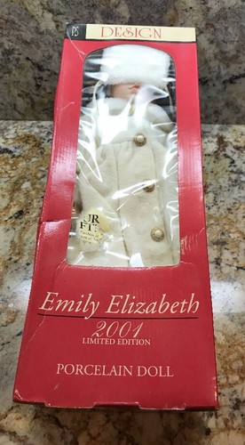Paul Sebastian 2001 Limited Edition Emily Elizabeth Porcelain Doll w box 16