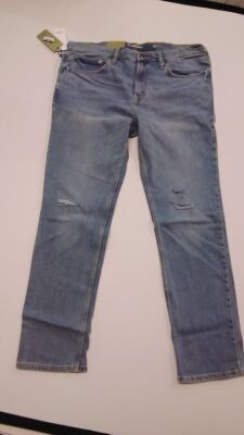 Slim Fit Hemp Jeans - Goodfellow & Co Robson Blue Denim 40x32