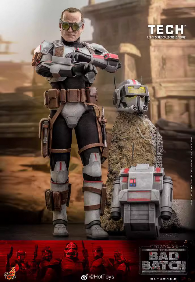 Hot Toys 1/6 TMS098 Star Wars The Bad Batch Tech Action Hot Toys 1/6 TMS098 Star Wars The Bad Batch Tech Action