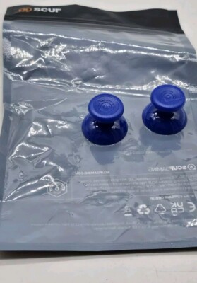 Blue Short Concave SCUF Impact Pro Thumbsticks 2 Pack