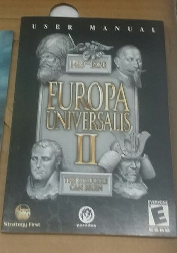 Europa Universalis II 2 PC CD lead nation to conquer war religion politics game!