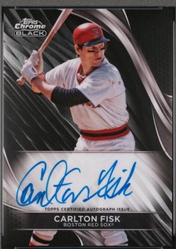2024 Topps Chrome Black - Carlton Fisk #CBA-CF