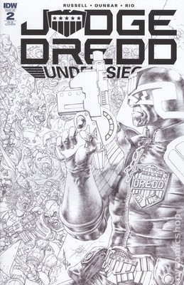 Judge Dredd Under Siege #2RIB Quah 1:15 Variant VF 2018 Stock Image