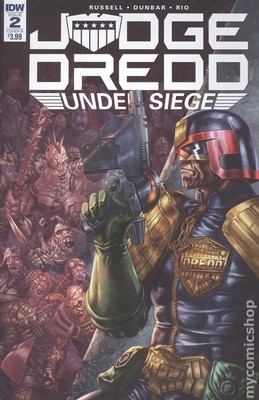 Judge Dredd Under Siege #2B Quah Variant VF 2018 Stock Image
