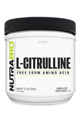 NUTRABIO L-CITRULLINE POWDER (150 G) pump amino acid recovery creatine carnitine