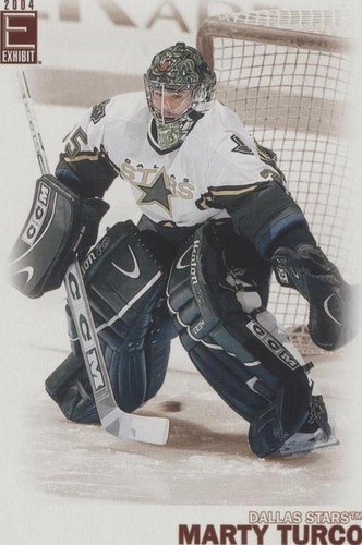 2003-04 Pacific Exhibit - Marty Turco #166