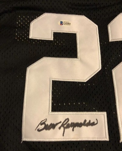 BURT REYNOLDS SIGNED THE LONGEST YARD JERSEY “PAUL CREWE” BECKETT WITNESS 2