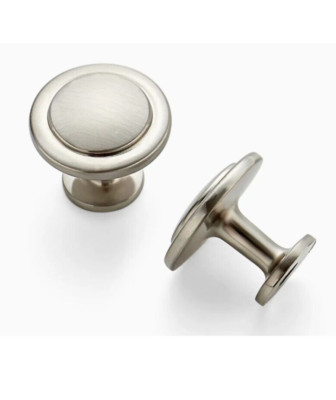 Ravinte 10 Pack Brushed Nickel Cabinet Pulls 1-1/4 inch Kitchen Cabinet Knobs