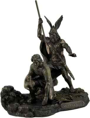 Veronese Design Nibelungenlied Siegfried's Tod Hagen Killing Siegfried Statue