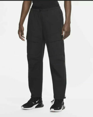 Men's Nike Sportwear Woven Pants Tech Pack Black CZ1622-010 NWT Size LARGE