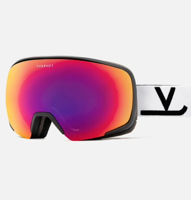 Vuarnet Ski Mask VM222100011233 VM2221 EVEREST MAGNETIC Black + Grey - Red Flash