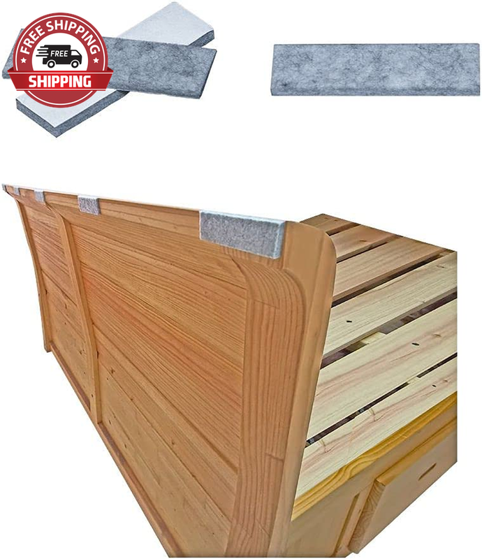 32PCS Anti-Vibration and Soundproof Pads for Bed Frame, No More Squeaking, Prote