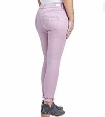 Seven7 Women's High Rise Booty-Shaper Jeans Mauve Shadow MY1907TRCO Size 16 NWT