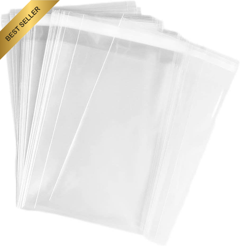 200 Pcs 6X9 Clear Resealable Cello/Cellophane Bags Good for Bakery, Candle, Soap
