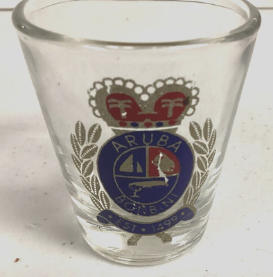 ARUBA BONBINI  est. 1499  Multicolored on clear Glass Box 24 FDU 600