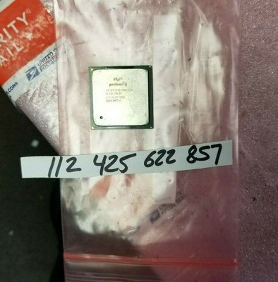 Intel  Pentium  4  2.0/512/400  SOCKET 478PIN DESKTOP CPU RK80532PC041512  SL5YR
