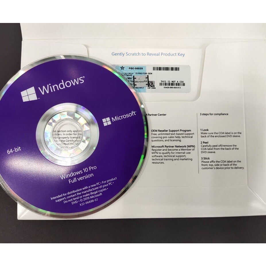 Windows 10pro 64ピット Genuine Windows 10 Pro 64 bit CD Version, Brand New, FREE