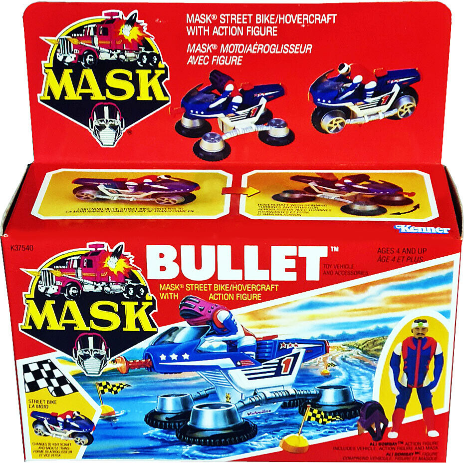 M.A.S.K. MASK Kenner Bullet, Vintage 1986 Collectible, New M.A.S.K. MASK Kenner Bullet, Vintage 1986 Collectible, New