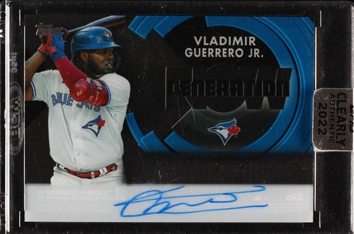 2019 Topps Clearly Authentic Vladimir Guerrero Jr Auto /50