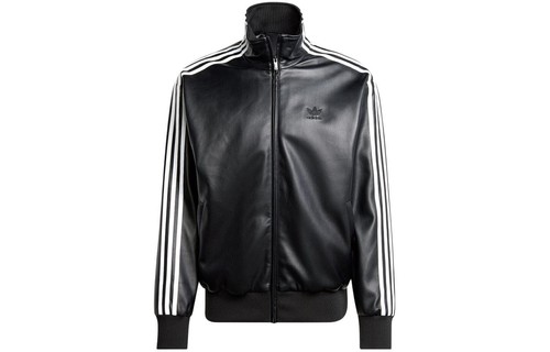 adidasジャケット adidas Adicolor Series Striped Logo Print Zipper Collar