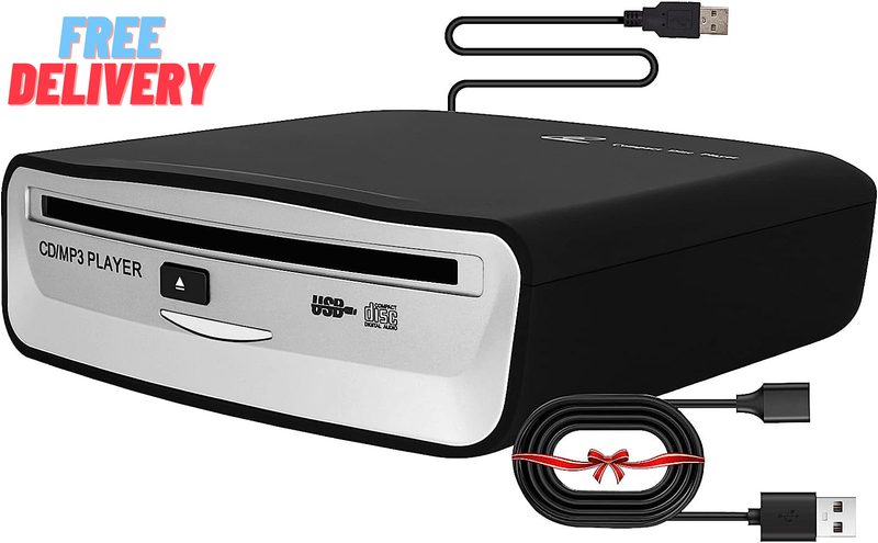 For Car -  Portable Cd Player With Extra Usb Extens