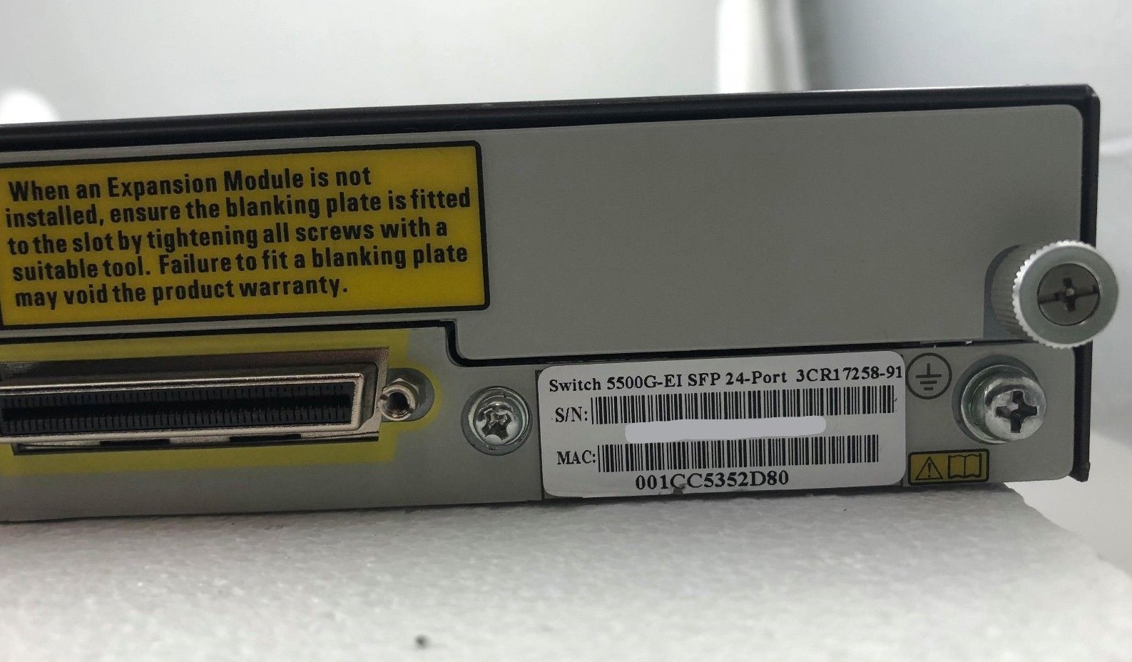 3Com 3CR17259-91 SuperStack 4 5500G-EI SFP 24-Port Gigabit Switch