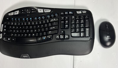 Logitech K350 Wireless Keyboard & Cordless Optical Mouse M-RR95.NO DONGLE