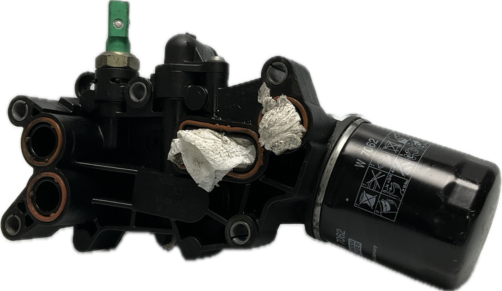 Radiatore scambiatore di calore olio con alloggio filtro VW AUDI 03L117021C