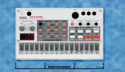 Korg Volca Beats Keys FM Modular Drum Sampler Refrigerator Magnet