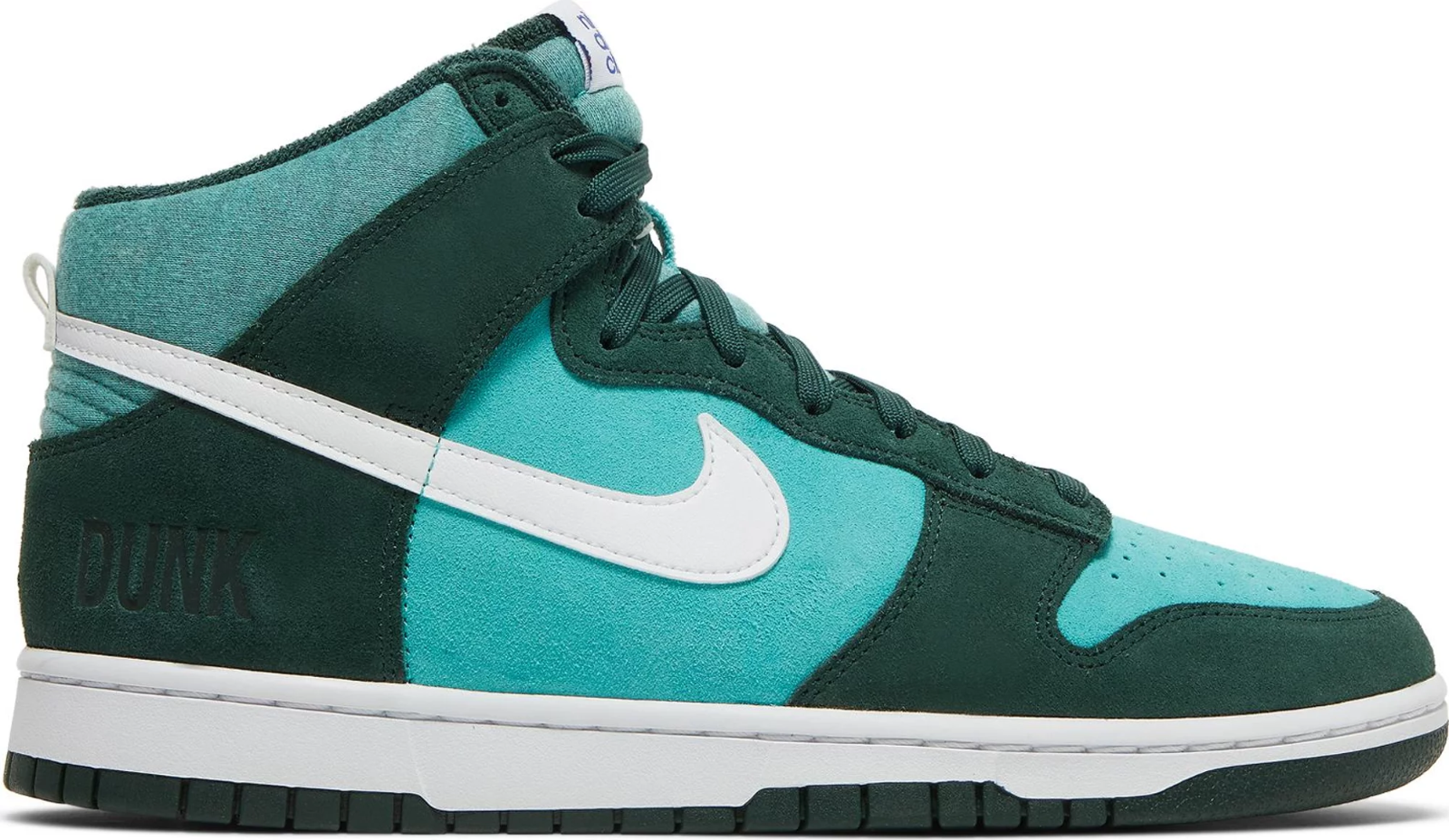 

Мужские кроссовки Nike Dunk High SE Athletic Club Pro Green White Teal Blue DJ6152-300 8, Зеленый, Nike Dunk High