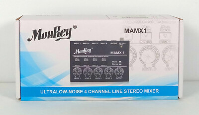 Moukey MAMX1 4 channel Stereo Mixer
