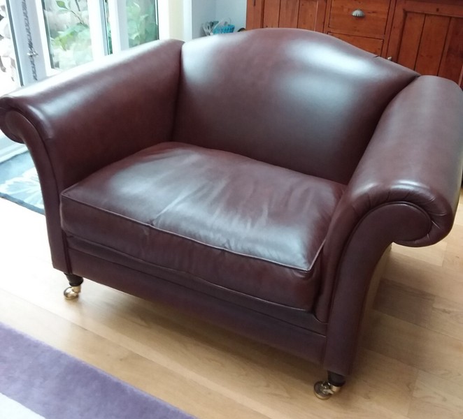 Laura Ashley Leather Chair for sale in UK View 36 ads