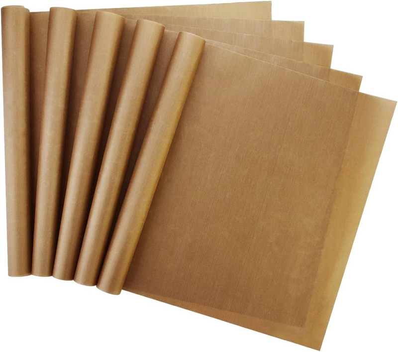 5 Pack Non Stick Teflon Sheet, 16 x 24" PTFE Transfer Sheet Heat Resistant Craf