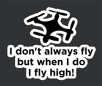 85X HD Diatone Tiny Whoop Nano FPV GPS Fatshark Window Decal Quadcopter
