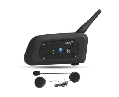 EJEAS V6 PRO Motorcycle Helmet Intercom Headset Bluetooth 6 Riders Waterproof