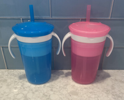 2 - Munchkin SnackCatch & Sip 2-in-1 Snack Catcher and 2 Piece Spill-Proof Cup.