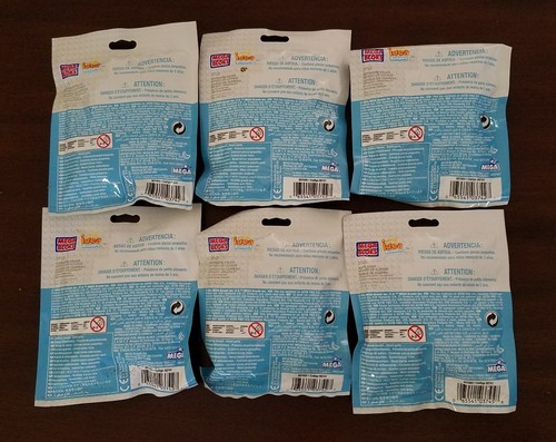 Lot of 6- MEGA BLOKS IDEA BUILDERS OFFSHORE RACER & BATTLESHIP