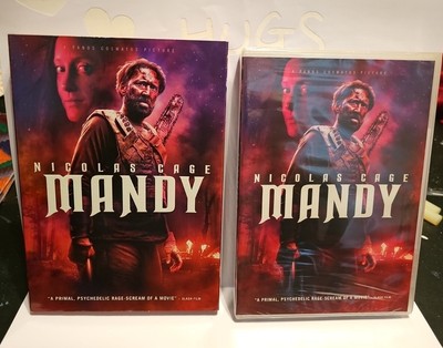 Mandy (DVD, 2018) Horror Action Nicolas Cage Andrea Riseborough Linus Roache +