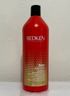 Redken Frizz Dismiss Conditioner 33.8 oz Humidity Protection & Smoothing Liter
