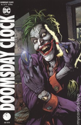 Doomsday Clock #5B Frank Variant NM 2018 Stock Image