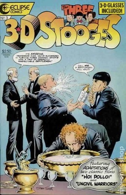 3-D Three Stooges #3A FN 1987 Stock Image
