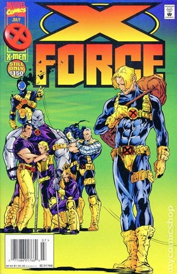 X-Force #44B FN 1995 Stock Image