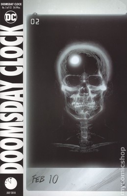 Doomsday Clock #5A Frank Skull NM 2018 Stock Image