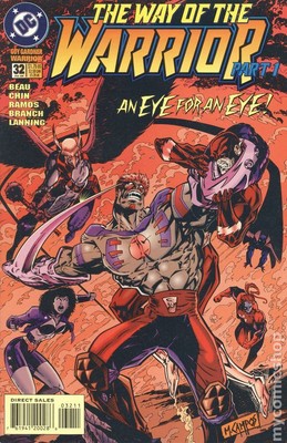 Guy Gardner Warrior #32 FN 1995 Stock Image