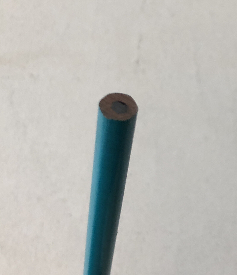 Berol Pencils Turquoise Barrel Quality Control #3461 Lead Grade 4B, Lot of 8