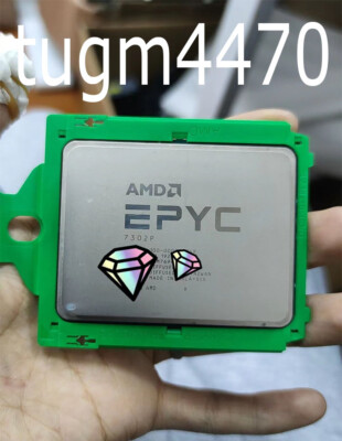 AMD EPYC 7302P cpu + 2U radiator 16 cores 32 threads 3.0GHz 155W no lock