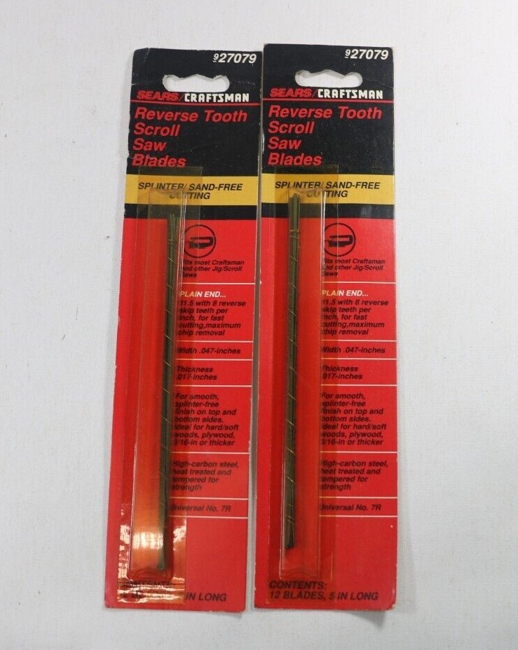 Craftsman Scroll Saw Blades Craftcorral