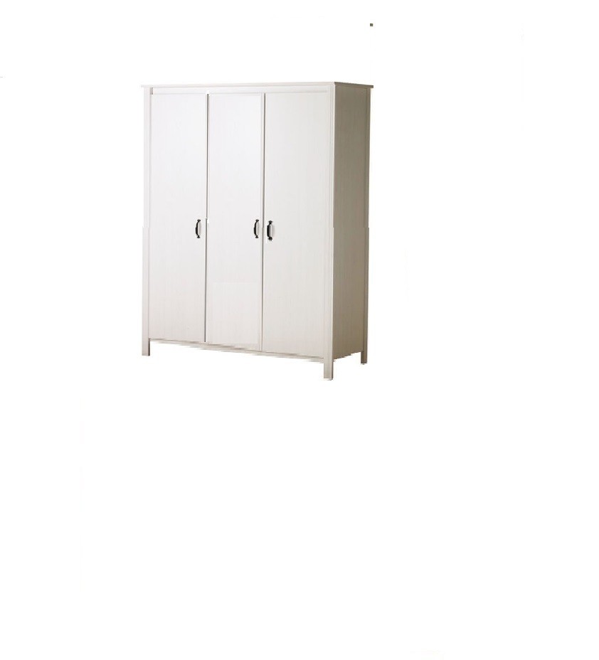 Brand New Ikea Brusali Wardrobe With 3 Doors White In Bradford